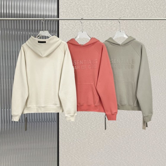 Fear of God Essentials Tone-on-Tone Back Logo Pullover Hoodie